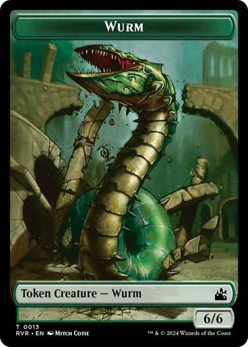 Wurm Token [Ravnica Remastered Tokens] - MTG Single