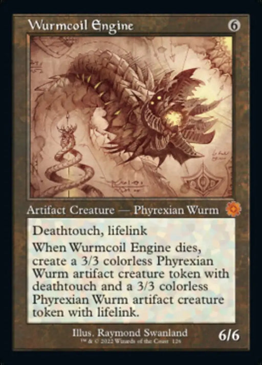 Wurmcoil Engine (Retro Schematic) [The Brothers’ War Retro Artifacts] - MTG Single