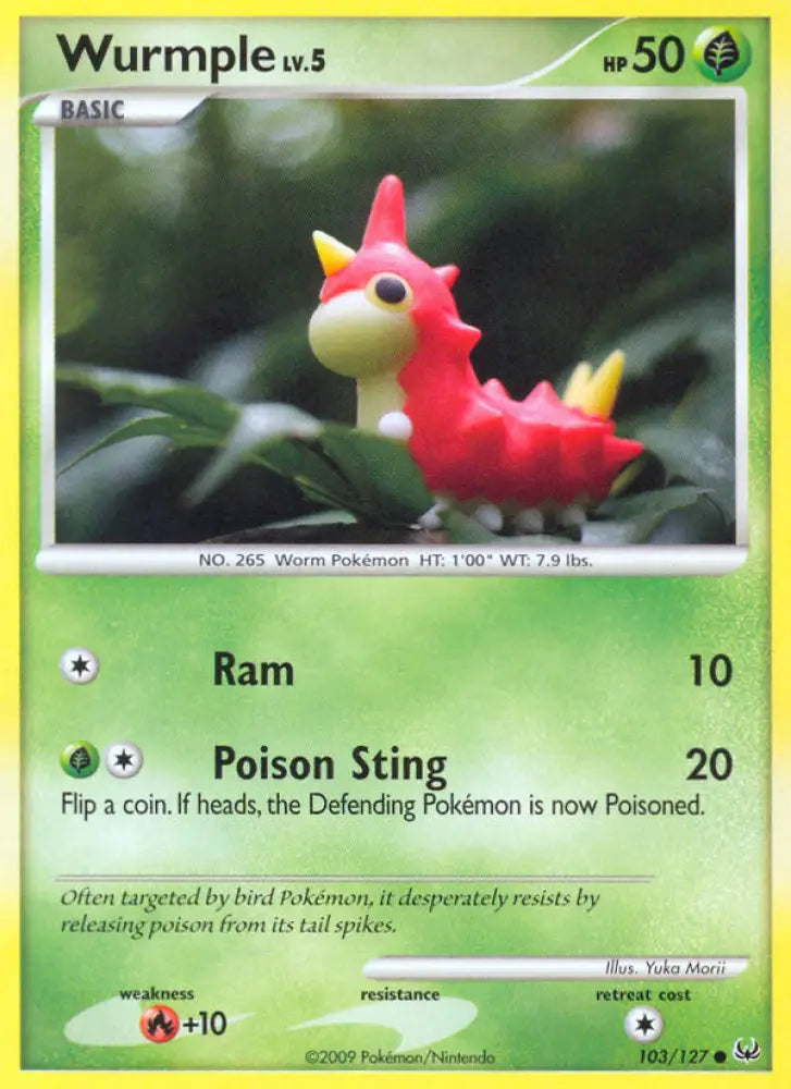 Wurmple (103/127) [Platinum: Base Set] - Pokemon Single