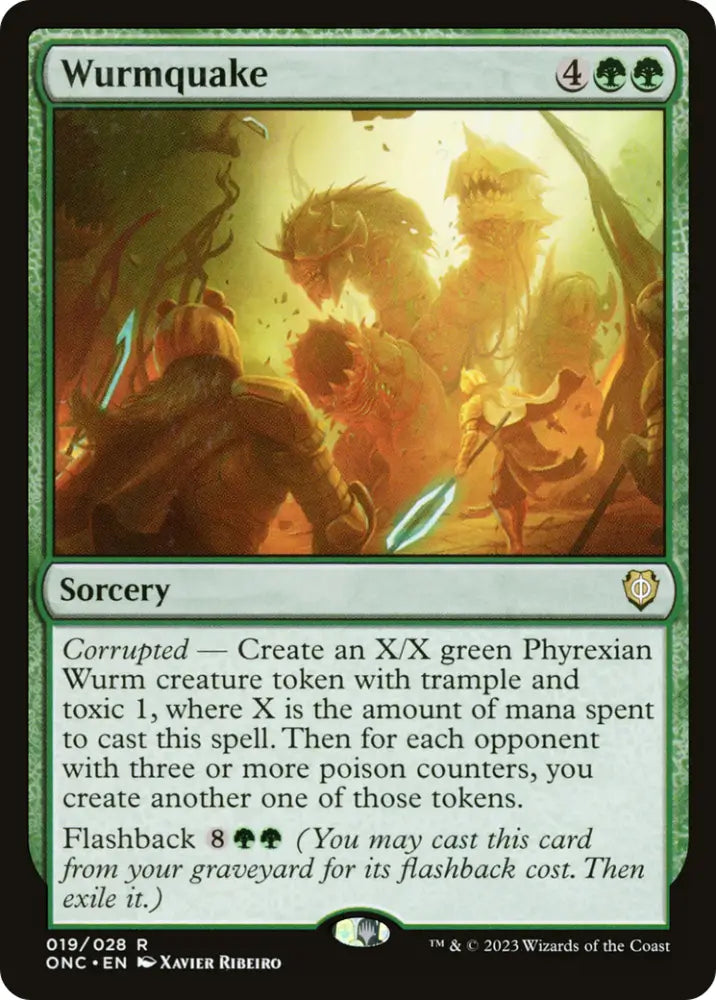 Wurmquake [Phyrexia: All Will Be One Commander] - MTG Single