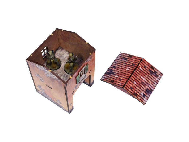 Bolt Action : Maison Avec Portail Italienne De La Seconde Guerre Mondiale Prépeinte (Précommande)