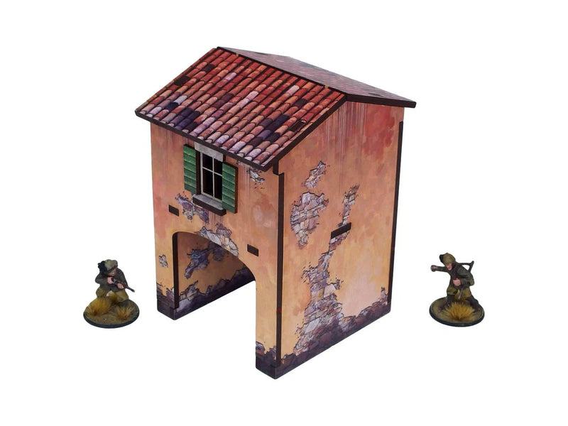 Bolt Action : Maison Avec Portail Italienne De La Seconde Guerre Mondiale Prépeinte (Précommande)