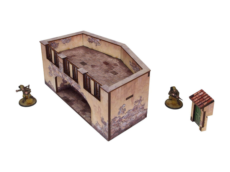 Bolt Action:  WW2 Italy Terrace House Prepainted (Preorder)