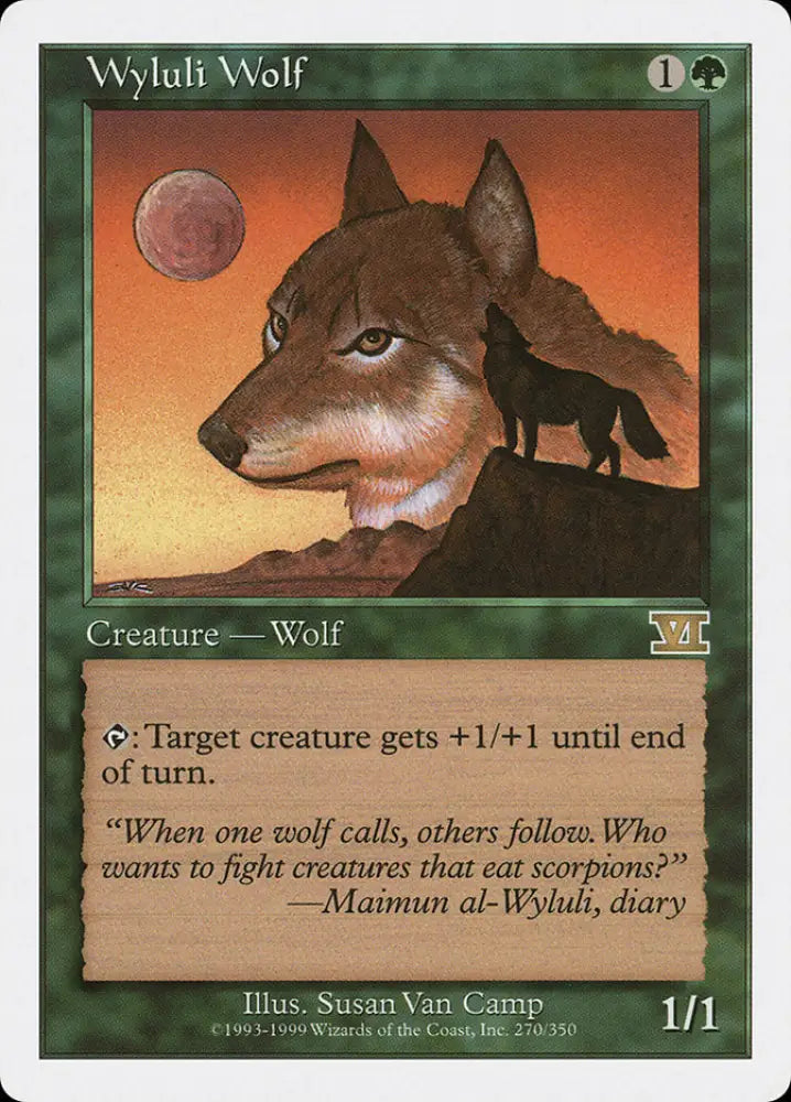 Wyluli Wolf [Classic Sixth Edition] - MTG Single