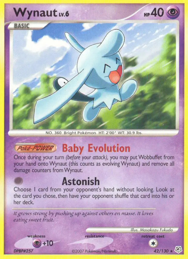 Wynaut (42/130) [Diamond & Pearl: Base Set] - Pokemon Single