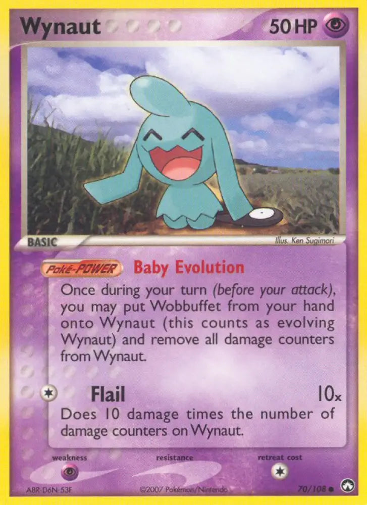 Wynaut (70/108) [EX: Power Keepers] - Pokemon Single