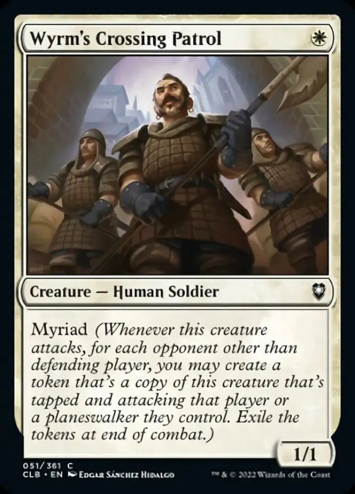 Wyrm’s Crossing Patrol [Commander Legends: Battle for Baldur’s Gate] - MTG Single