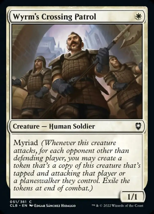 Wyrm’s Crossing Patrol [Commander Legends: Battle for Baldur’s Gate] - MTG Single