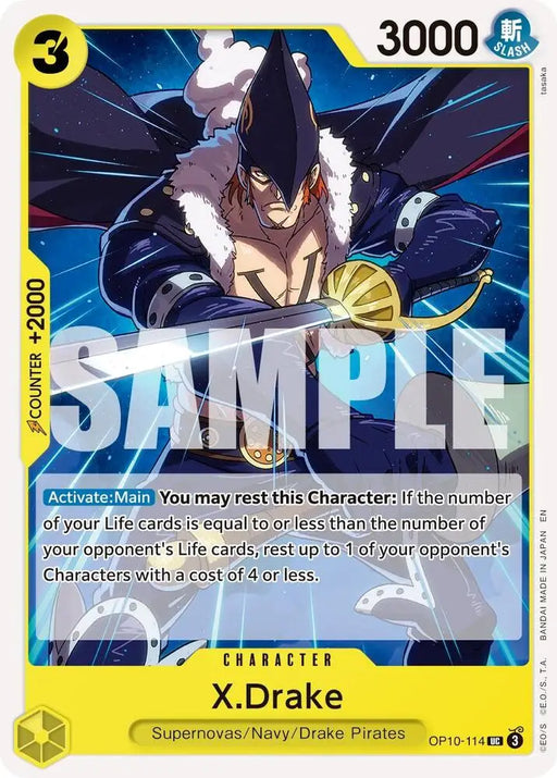 X.Drake (Reprint) (OP10-114) [Premium Booster -The Best- Vol. 2]