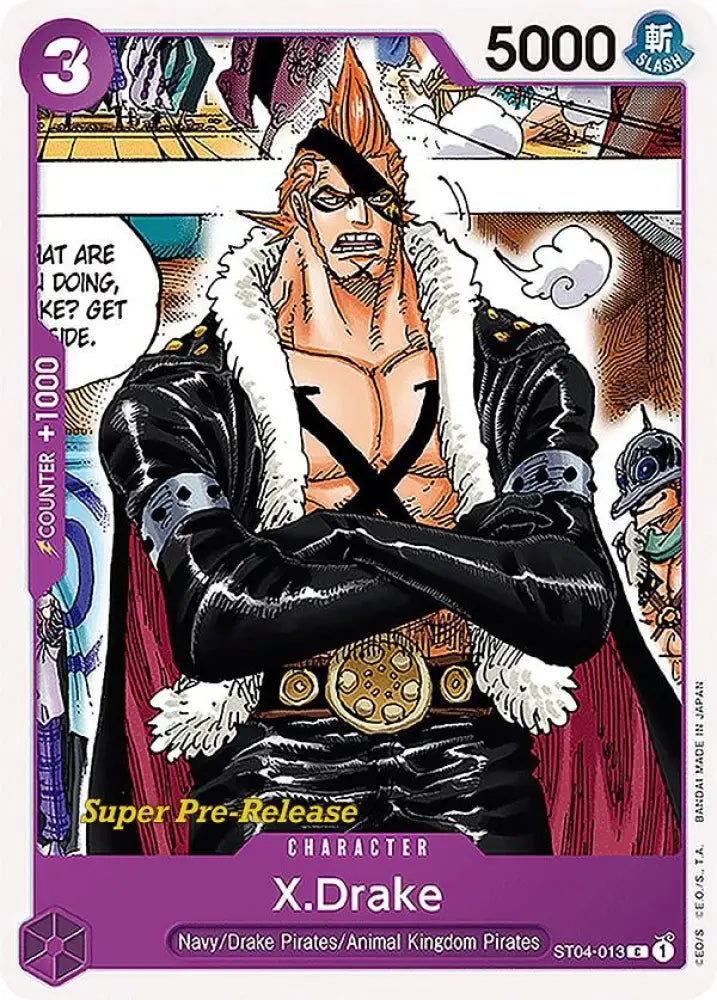 X.Drake (ST04-013) [Super Pre-Release Starter Deck 4: Animal Kingdom Pirates]