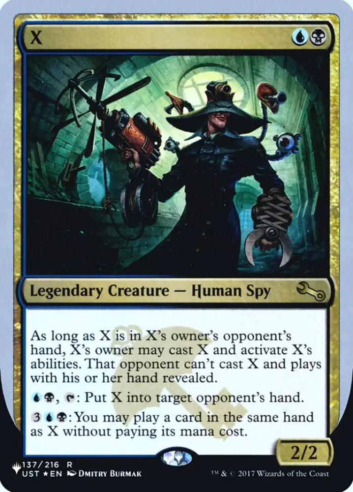 X (Unfinity Foil Edition) [The List] - MTG Single