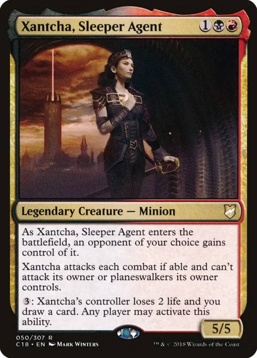 Xantcha Sleeper Agent [Commander 2018] - MTG Single