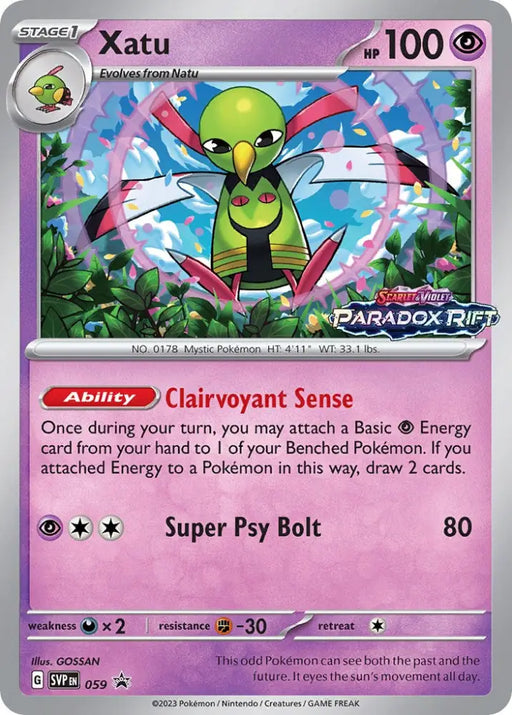 Xatu (059) [Scarlet & Violet: Black Star Promos] - Pokemon Single