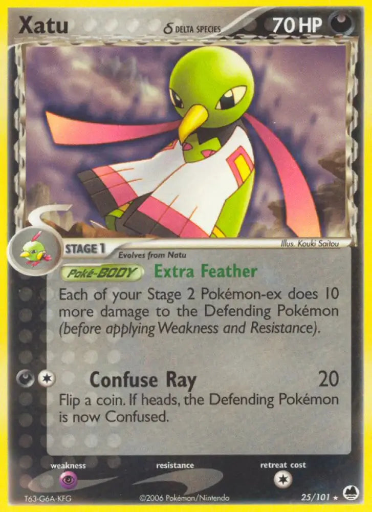 Xatu (25/101) (Delta Species) [EX: Dragon Frontiers] - Pokemon Single