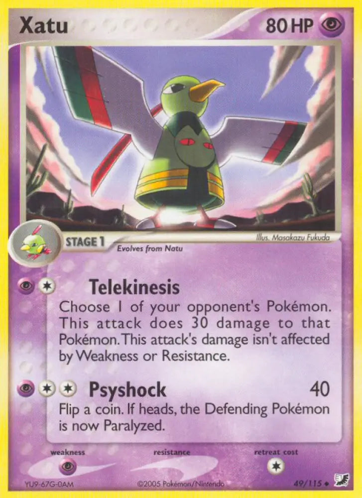 Xatu (49/115) [EX: Unseen Forces] - Pokemon Single