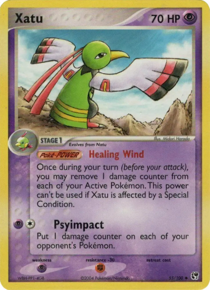 Xatu (55/100) [EX: Battle Stadium] - Pokemon Single