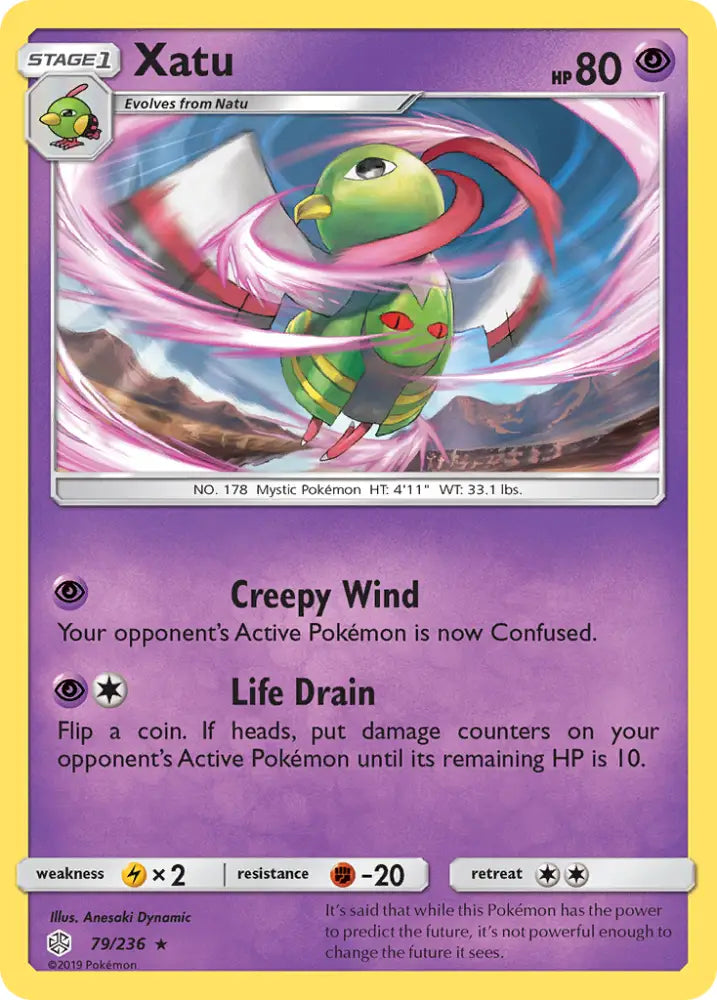 Xatu (79/236) [Sun & Moon: Cosmic Eclipse] - Pokemon Single
