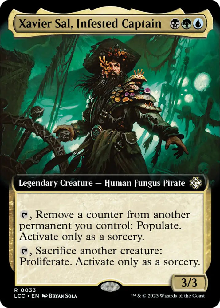 Xavier Sal Infested Captain (Extended Art) [The Lost Caverns of Ixalan Commander] - MTG Single