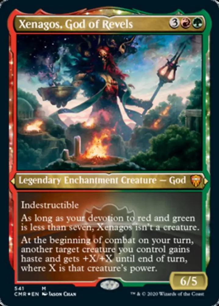Xenagos God of Revels (Etched) [Commander Legends] - MTG Single