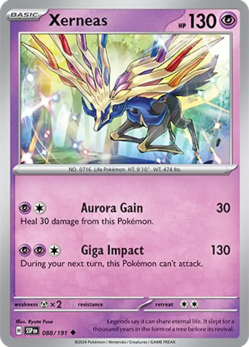 Xerneas (088/191) [Scarlet & Violet: Surging Sparks] - Pokemon Single