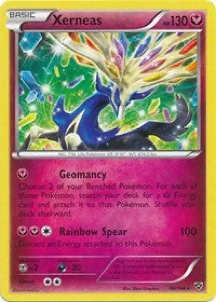 Xerneas (96/146) (Cracked Ice Holo) [XY: Base Set] - Pokemon Single