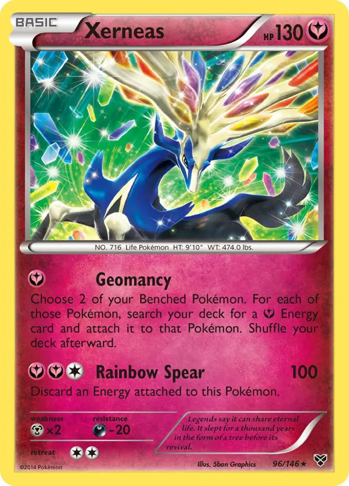 Xerneas (96/146) (Theme Deck Exclusive) [XY: Base Set] - Pokemon Single