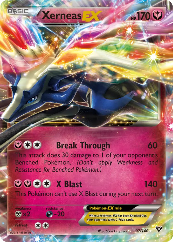 Xerneas EX (97/146) [XY: Base Set] - Pokemon Single