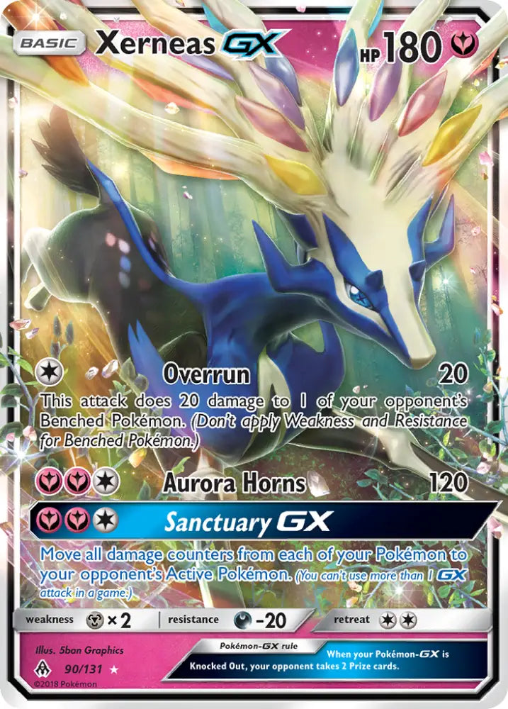 Xerneas GX (90/131) [Sun & Moon: Forbidden Light] - Pokemon Single