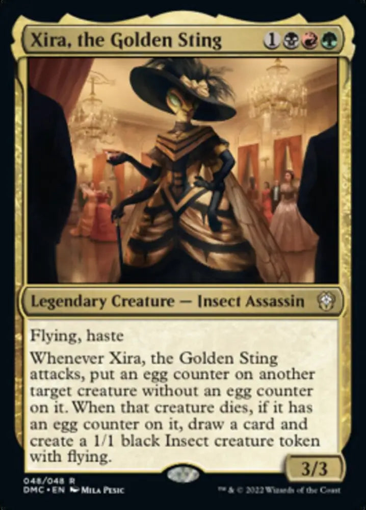 Xira the Golden Sting [Dominaria United Commander] - MTG Single