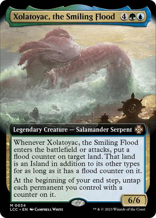 Xolatoyac the Smiling Flood (Extended Art) [The Lost Caverns of Ixalan Commander] - MTG Single