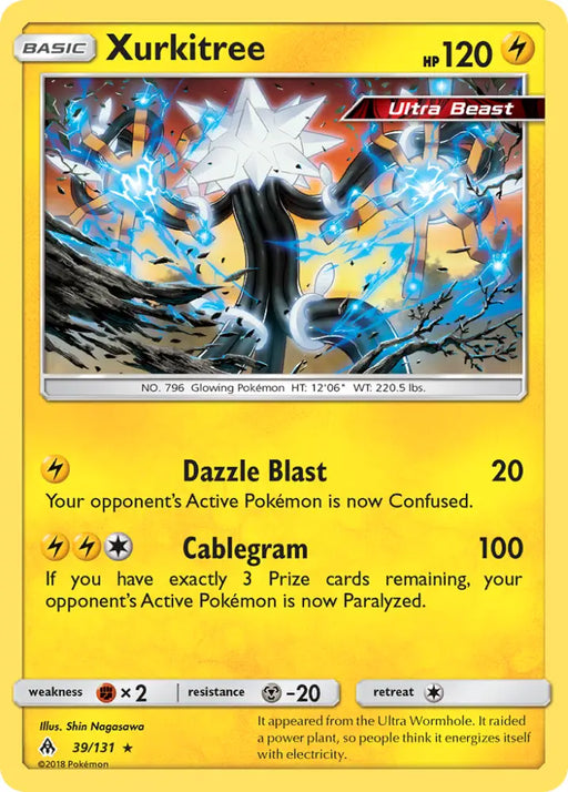 Xurkitree (39/131) [Sun & Moon: Forbidden Light] - Pokemon Single