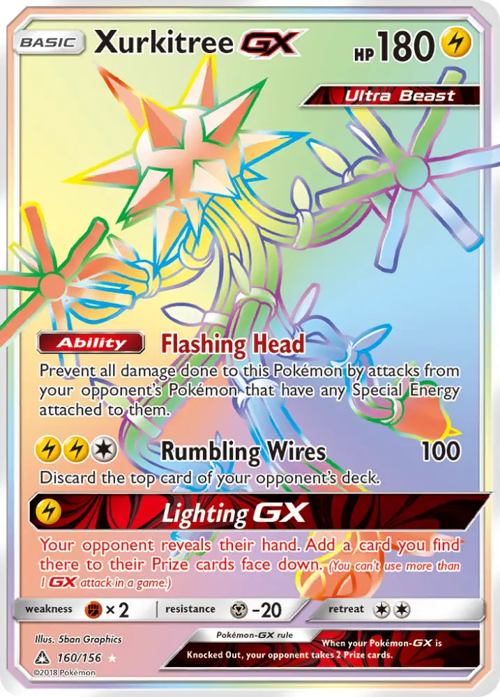 Xurkitree GX (160/156) [Sun & Moon: Ultra Prism] - Pokemon Single