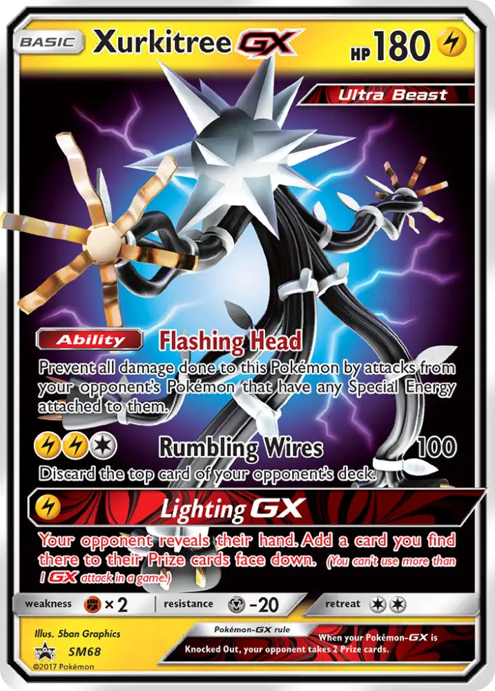 Xurkitree GX (SM68) [Sun & Moon: Black Star Promos] - Pokemon Single