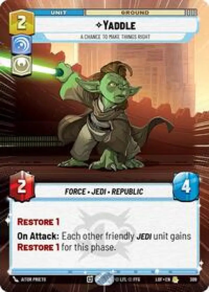 Yaddle - A Chance To Make Things Right (Hyperspace) (309) [Legends of the Force]