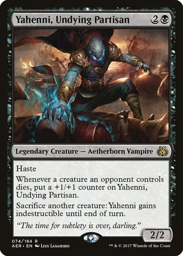 Yahenni Undying Partisan [Aether Revolt] - MTG Single