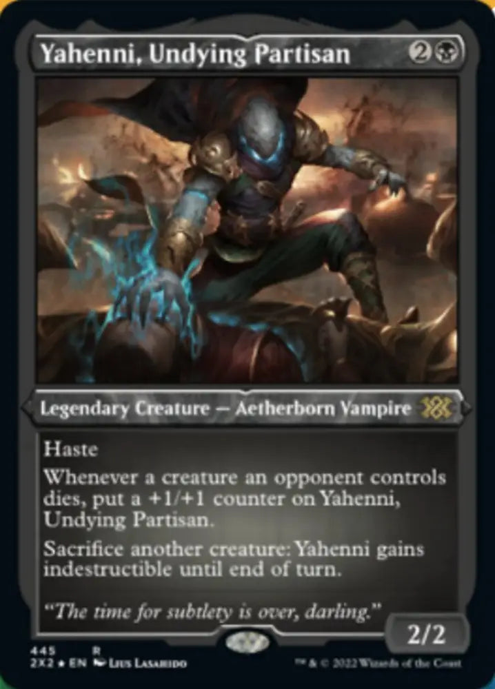 Yahenni Undying Partisan (Foil Etched) [Double Masters 2022] - MTG Single