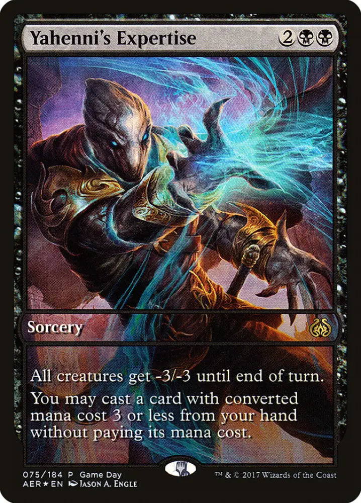 Yahenni’s Expertise (Game Day) [Aether Revolt Promos] - MTG Single