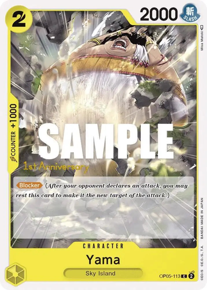 Yama (OP05-113) [Awakening of the New Era: 1st Anniversary Tournament Cards]