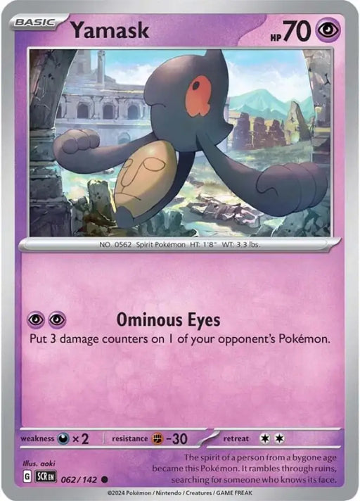 Yamask (062/142) [Scarlet & Violet: Stellar Crown] - Pokemon Single