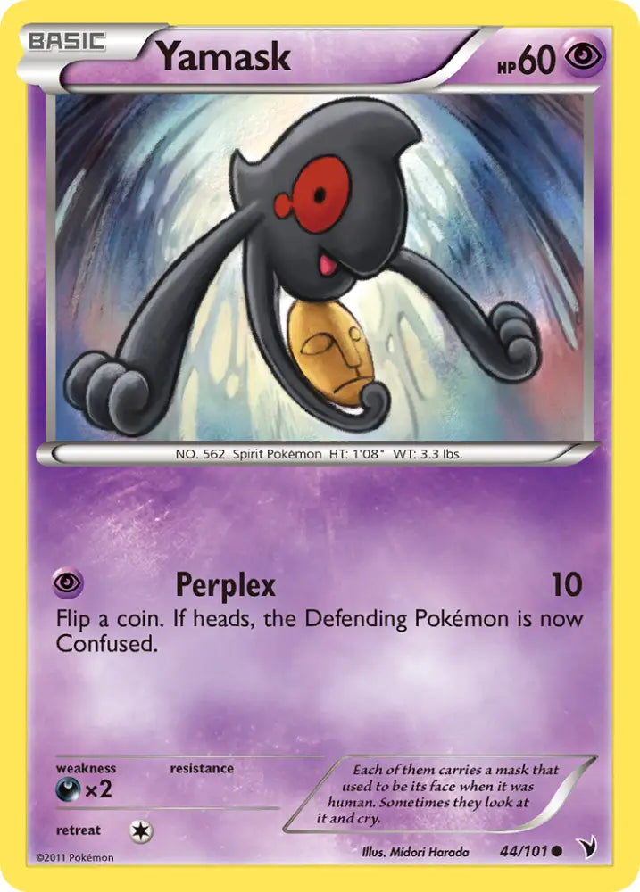 Yamask (44/101) [Black & White: Noble Victories] - Pokemon Single