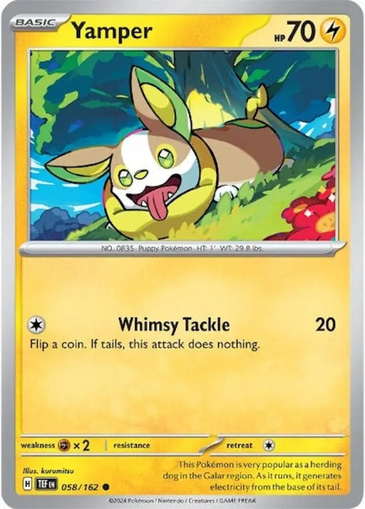 Yamper (058/162) [Scarlet & Violet: Temporal Forces] - Pokemon Single
