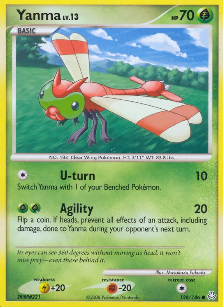 Yanma (128/146) [Diamond & Pearl: Legends Awakened] - Pokemon Single