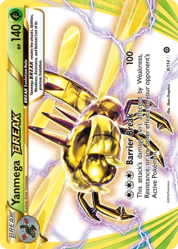 Yanmega BREAK (8/114) [XY: Steam Siege] - Pokemon Single