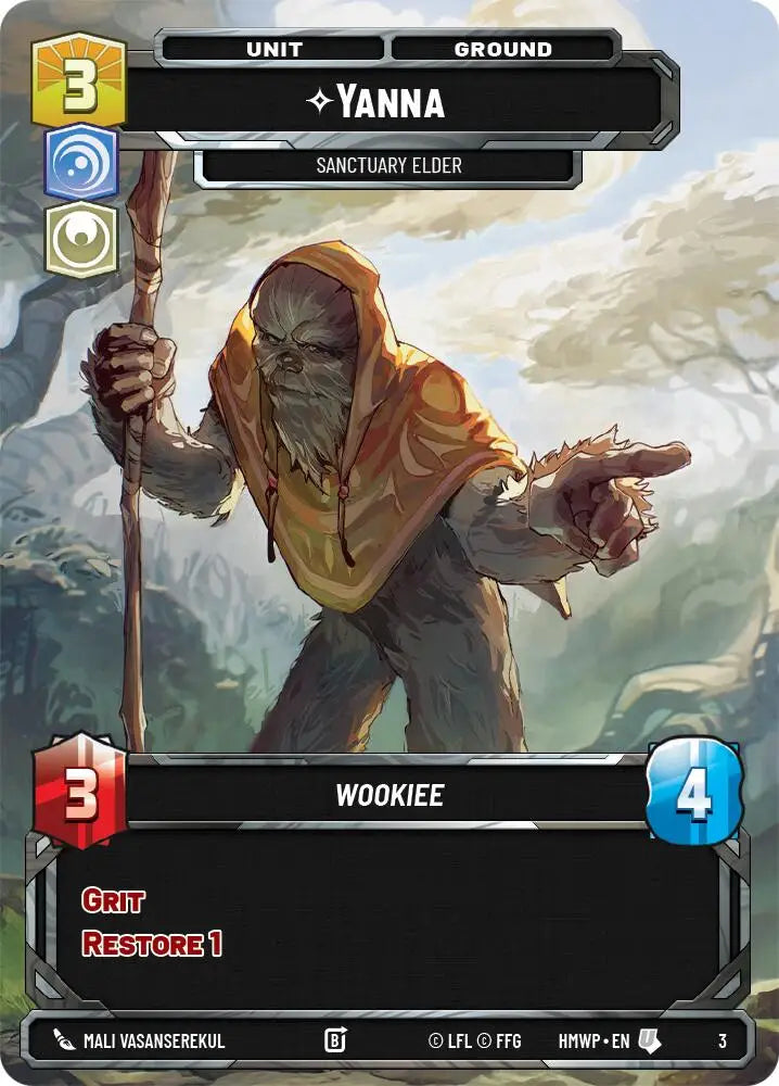 Yanna - Sanctuary Elder (3) [Homeworlds: Weekly Play Promos]