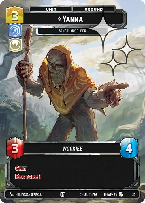 Yanna - Sanctuary Elder (Foil) (23) [Homeworlds: Weekly Play Promos]