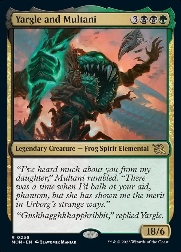 Yargle and Multani [March of the Machine] - MTG Single