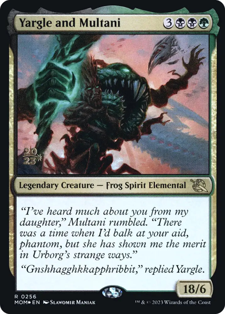 Yargle and Multani [March of the Machine Prerelease Promos] - MTG Single