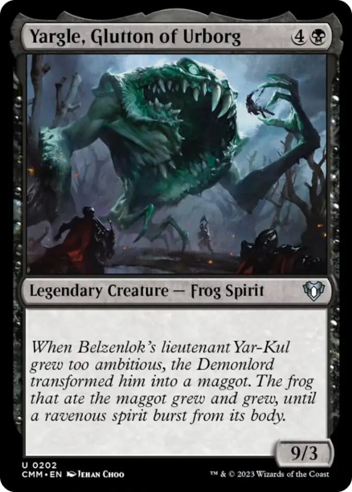 Yargle Glutton of Urborg [Commander Masters] - MTG Single