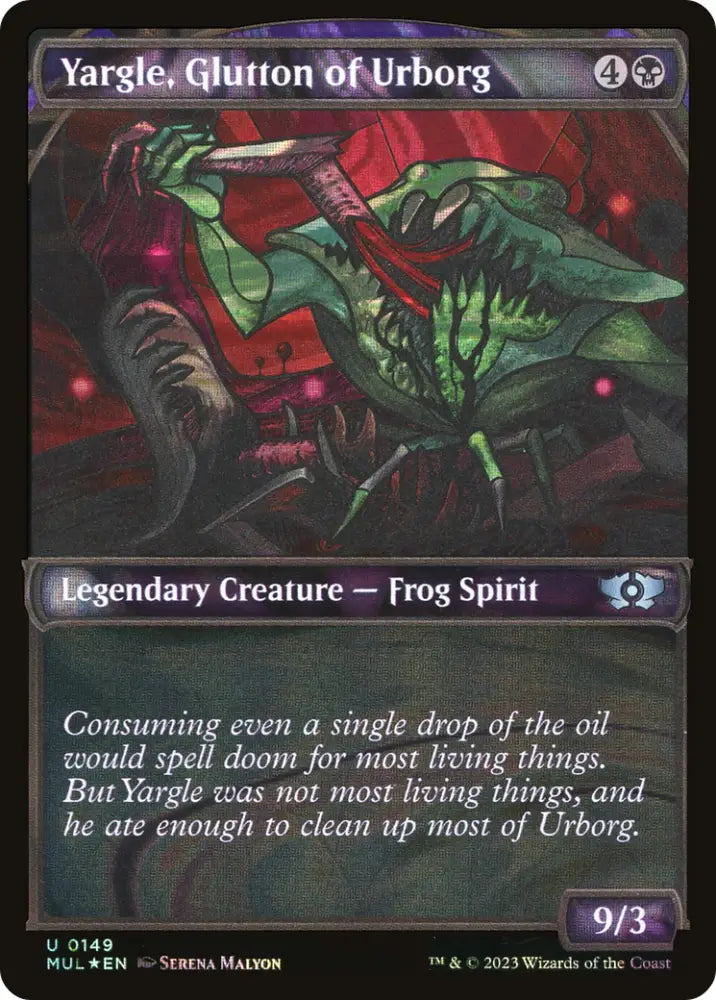 Yargle Glutton of Urborg (Halo Foil) [Multiverse Legends] - MTG Single