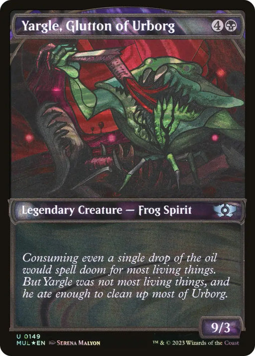 Yargle Glutton of Urborg (Halo Foil) [Multiverse Legends] - MTG Single
